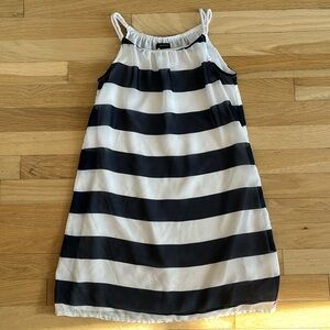 Nautica Girls Sundress Size 10 Navy & White Sailor Stripe.  Size 10.